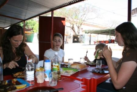 Essen in einer Parilla